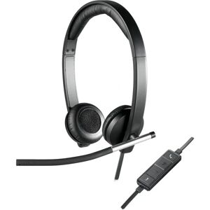 Logitech H650e Bedrade Headset - Kantoor/Callcenter - Zwart, Zilver Logitech H650e Bedrade Headset - Kantoor/Callcenter - Zwart, Zilver