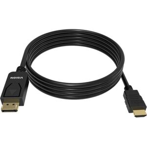 Vision TC 2MDPHDMI8K - DisplayPort HDMI adapter 2m - Video Cable Vision TC 2MDPHDMI8K - DisplayPort HDMI adapter 2m - Video Cable