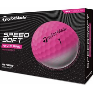 TaylorMade SpeedSoft Pink Golf Balls - 12 Pack - Soft Feel & Distance - Golf Equipment TaylorMade SpeedSoft Pink Golf Balls - 12 Pack - Soft Feel & Distance - Golf Equipment