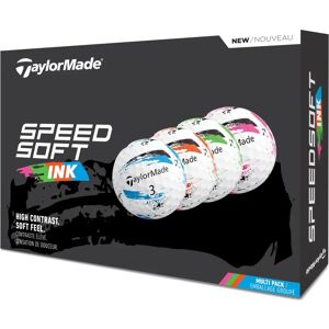 TaylorMade SpeedSoft Ink Golf Ball - Multicolor, 12 pcs TaylorMade SpeedSoft Ink Golf Ball - Multicolor, 12 pcs