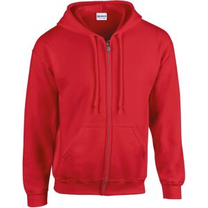 Gildan G18600 Rød Fuldt Lynlås Hættetrøje - Sweatshirt Gildan G18600 Rød Fuldt Lynlås Hættetrøje - Sweatshirt
