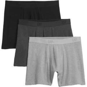 GAP Boxer Briefs 3-Pack Negru Gri Multi L GAP Boxer Briefs 3-Pack Negru Gri Multi L