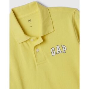 GAP L Žluté chlapecké polo tričko - Piqué GAP L Žluté chlapecké polo tričko - Piqué