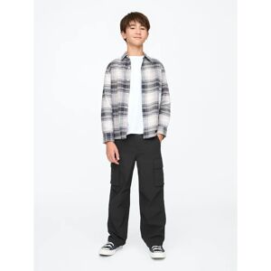 Pantaloni cargo pentru copii GAP - XS Băieți Gri - Pantaloni cargo Pantaloni cargo pentru copii GAP - XS Băieți Gri - Pantaloni cargo