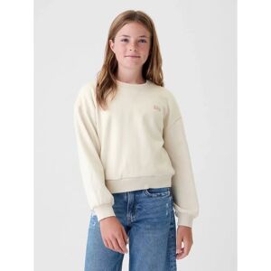 Hanorac cu Logo pentru Fete - Biela M - GAP Kids Hanorac cu Logo pentru Fete - Biela M - GAP Kids
