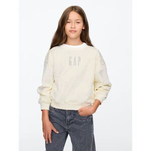 GAP Kinder Oversize Sweatshirt - Mädchen Crem - Sweatshirt GAP Kinder Oversize Sweatshirt - Mädchen Crem - Sweatshirt