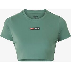 Reebok Performance Lux Bold Crop Tee - Korte ærmer - Logo foran - Sports Top Reebok Performance Lux Bold Crop Tee - Korte ærmer - Logo foran - Sports Top