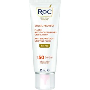 RoC Protexion+ SPF 50 Fluido Unificante - Anti Manchas Oscuras, Hidratante RoC Protexion+ SPF 50 Fluido Unificante - Anti Manchas Oscuras, Hidratante