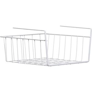 Premier Housewares Storage Basket - Under Shelf Organizer - White Premier Housewares Storage Basket - Under Shelf Organizer - White