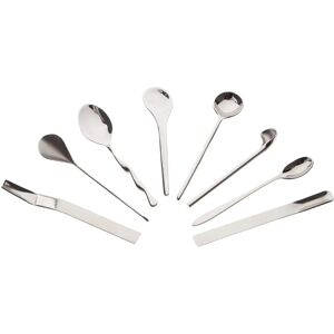 Alessi Officina Assorted Coffee Spoons - Set of 8, Silver Alessi Officina Assorted Coffee Spoons - Set of 8, Silver