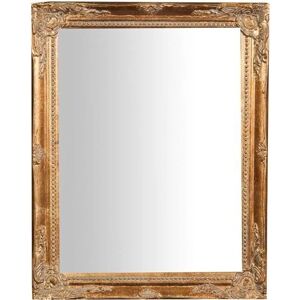 Espejo de pared dorado antiguo Biscottini - Rectangular, 36.5cm x 47cm Espejo de pared dorado antiguo Biscottini - Rectangular, 36.5cm x 47cm