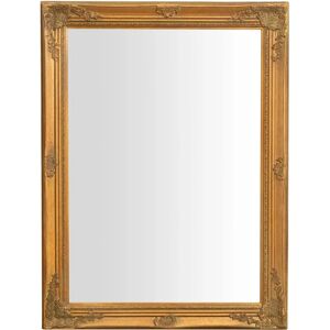 BISCOTTINI - Espejo de Pared - Acabado en Oro Antiguo - 82x62cm - Estilo Barroco BISCOTTINI - Espejo de Pared - Acabado en Oro Antiguo - 82x62cm - Estilo Barroco