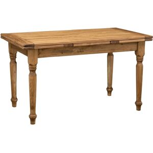 BISCOTTINI - Mesa de madera maciza extensible 140x80 cm BISCOTTINI - Mesa de madera maciza extensible 140x80 cm