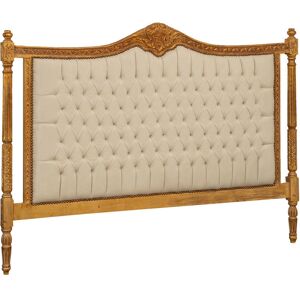 BISCOTTINI - Elegant Handmade Beech Wood Double Bed Headboard - Baroque & Modern Style BISCOTTINI - Elegant Handmade Beech Wood Double Bed Headboard - Baroque & Modern Style
