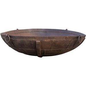 BISCOTTINI Rustic Iron Garden Firepit - Outdoor Heater & Barbecue BISCOTTINI Rustic Iron Garden Firepit - Outdoor Heater & Barbecue