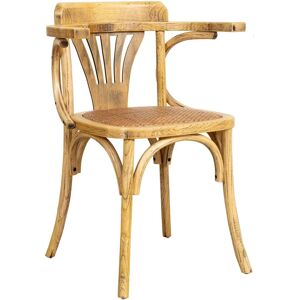 Biscottini White Vintage Thonet Style Chair - 45x77x42 cm Biscottini White Vintage Thonet Style Chair - 45x77x42 cm