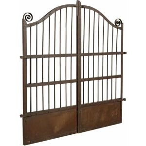 Biscottini Puerta de Hierro Rústica - 115x115x5 cm para Jardín y Exterior Biscottini Puerta de Hierro Rústica - 115x115x5 cm para Jardín y Exterior