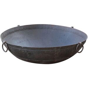 Biscottini - Rustic Antique Iron Fire Pit - Garden Outdoor Heater Biscottini - Rustic Antique Iron Fire Pit - Garden Outdoor Heater