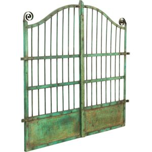 Biscottini - Puerta exterior de hierro forjado 115x115x5 cm Biscottini - Puerta exterior de hierro forjado 115x115x5 cm