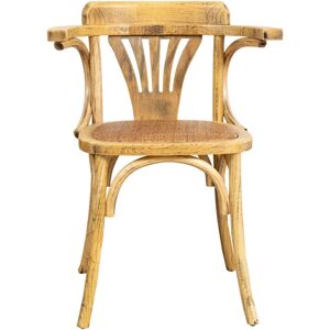 Biscottini - Sillas de cocina de madera 44x42x76 cm - ash wood - ratán seat - Dining chair Biscottini - Sillas de cocina de madera 44x42x76 cm - ash wood - ratán seat - Dining chair