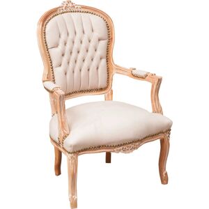 Biscottini - Wooden armchair - Beech - White patina - Chair Biscottini - Wooden armchair - Beech - White patina - Chair