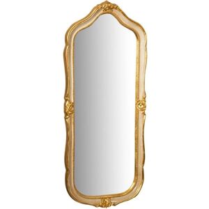 Biscottini - 079x033 cm Espejo de pared - Madera blanca - Mirror Biscottini - 079x033 cm Espejo de pared - Madera blanca - Mirror