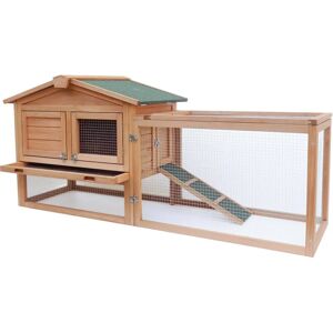 Helloshop26 Conejera XXL para roedores - Gran refugio exterior 156cm Helloshop26 Conejera XXL para roedores - Gran refugio exterior 156cm