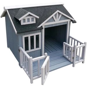 Helloshop26 - CasaParaPerrosLujoGrisXL - Grigio - Dog House Helloshop26 - CasaParaPerrosLujoGrisXL - Grigio - Dog House