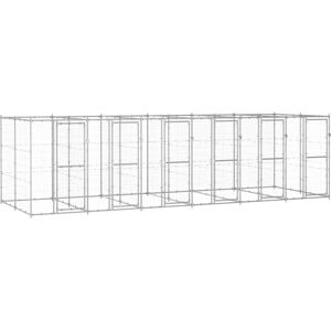 Helloshop26 - Recinto in acciaio zincato - 14,52 m² Helloshop26 - Recinto in acciaio zincato - 14,52 m²