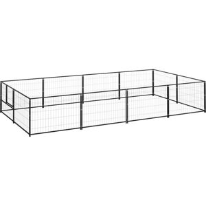 Helloshop26 Jaula Exterior para Perros - Recinto para Animales - 8 m² Acero Helloshop26 Jaula Exterior para Perros - Recinto para Animales - 8 m² Acero