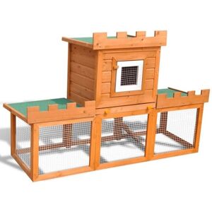 Grande gabbia esterna Helloshop26 - 142x50x101 cm legno Grande gabbia esterna Helloshop26 - 142x50x101 cm legno