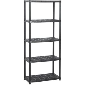 Helloshop26 Modelo - Estantería de almacenamiento multifuncional - Negro - 71x38x170cm Helloshop26 Modelo - Estantería de almacenamiento multifuncional - Negro - 71x38x170cm