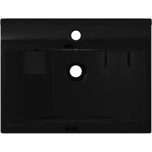 HELLOSHOP26 - Lavabo in ceramica 60x46 cm - Nero - Lavabo HELLOSHOP26 - Lavabo in ceramica 60x46 cm - Nero - Lavabo