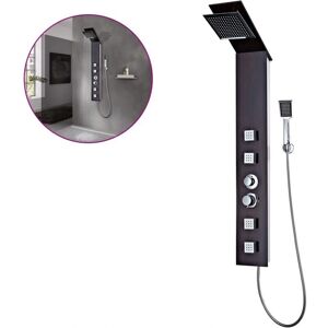 HelloShop26 - GlassBrown - Marrón - Vidrio - Shower System HelloShop26 - GlassBrown - Marrón - Vidrio - Shower System