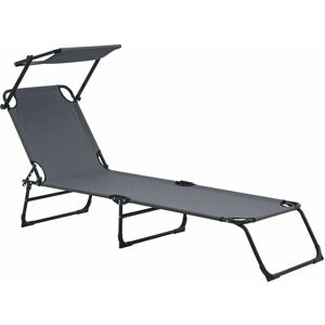 Helloshop26 Sillón Plegable de Acero y Poliéster Helloshop26 Sillón Plegable de Acero y Poliéster