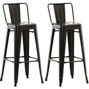 MOBIKASA Ensemble de 2 tabourets de bar style industriel - Tabourets de bar - Publicité MOBIKASA Ensemble de 2 tabourets de bar style industriel - Tabourets de bar - Publicité