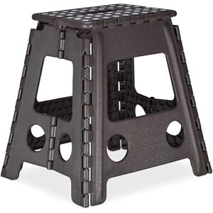 HelloShop26 Taburete Plegable XL 120kg Negro - Taburete HelloShop26 Taburete Plegable XL 120kg Negro - Taburete