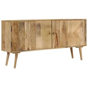 HELLOSHOP26 Mueble buffet de madera de mango 120cm - Armario de almacenamiento HELLOSHOP26 Mueble buffet de madera de mango 120cm - Armario de almacenamiento