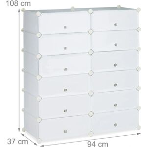 HELLOSHOP26 - Zapatero - Blanco - Shoe Cabinet HELLOSHOP26 - Zapatero - Blanco - Shoe Cabinet