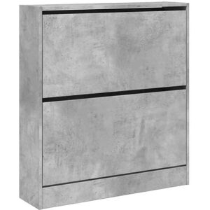 Helloshop26 Zapatero Gris contrachapado 80 x 21 x 87.5 cm zapatero Helloshop26 Zapatero Gris contrachapado 80 x 21 x 87.5 cm zapatero