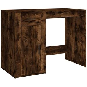 HELLOSHOP26 - Desk - Roble ahumado - 100 x 49 x 75 cm HELLOSHOP26 - Desk - Roble ahumado - 100 x 49 x 75 cm