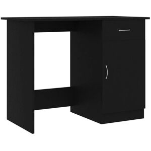 HelloShop26 - 100x50x76 cm - Negro - Contrachapado - Desk HelloShop26 - 100x50x76 cm - Negro - Contrachapado - Desk