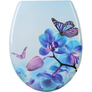 HELLOSHOP26 Sedile toilette viola con discesa automatica - Coperchio WC HELLOSHOP26 Sedile toilette viola con discesa automatica - Coperchio WC
