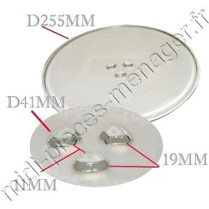Daewoo - Piatto in vetro 255mm per microonde - Accessorio Daewoo - Piatto in vetro 255mm per microonde - Accessorio