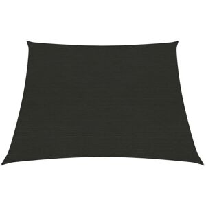 Helloshop26 - Parasol PEHD 4/5x3m - Negro - Shade sail Helloshop26 - Parasol PEHD 4/5x3m - Negro - Shade sail