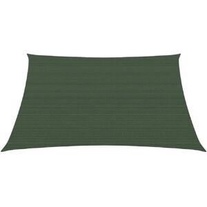 Helloshop26 Vela de sombra 160 g/m² verde oscuro 2,5 x 2,5 m HDPE vela de sombra Helloshop26 Vela de sombra 160 g/m² verde oscuro 2,5 x 2,5 m HDPE vela de sombra