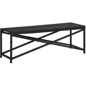 Helloshop26 Banc de jardin Meuble d'extérieur Terrasse 120 X 40 X 43 cm Résine Tressée - Banc de jardin - Publicité Helloshop26 Banc de jardin Meuble d'extérieur Terrasse 120 X 40 X 43 cm Résine Tressée - Banc de jardin - Publicité