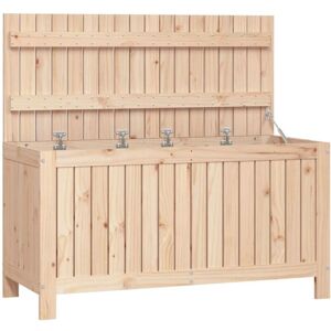 HELLOSHOP26 Caja de almacenamiento para jardín 115x49x60cm de madera de pino HELLOSHOP26 Caja de almacenamiento para jardín 115x49x60cm de madera de pino