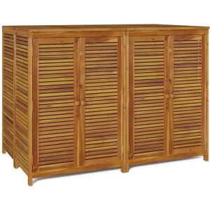 Helloshop26 Cofre de Madera de Acacia para Jardín - Gran Caja Resistente Helloshop26 Cofre de Madera de Acacia para Jardín - Gran Caja Resistente