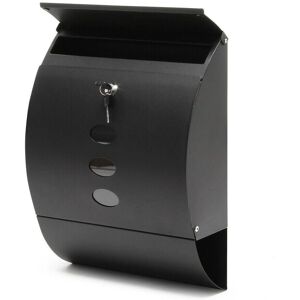HELLOSHOP26 - 16_0000081 - Negro - 320x400x120 mm - Mailbox HELLOSHOP26 - 16_0000081 - Negro - 320x400x120 mm - Mailbox